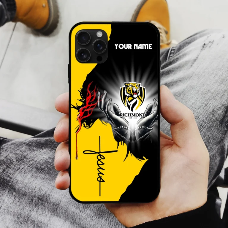 AFL Richmond Tigers Phone Case – Dustproof, Scratch & Shock Resistant – HOAFL250825PC01RICH