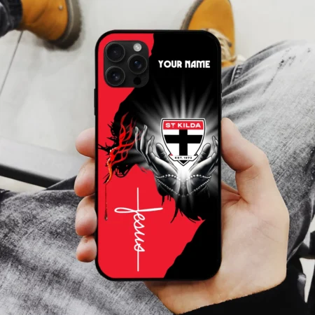 AFL St Kilda Saints Phone Case – Dustproof, Scratch & Shock Resistant – HOAFL250825PC01STK