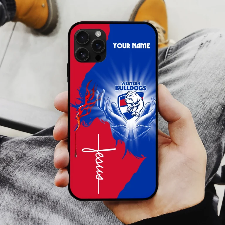 AFL Western Bulldogs Phone Case – Dustproof, Scratch & Shock Resistant – HOAFL250825PC01WB