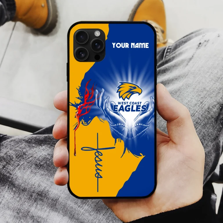 AFL West Coast Eagles Phone Case – Dustproof, Scratch & Shock Resistant – HOAFL250825PC01WCE