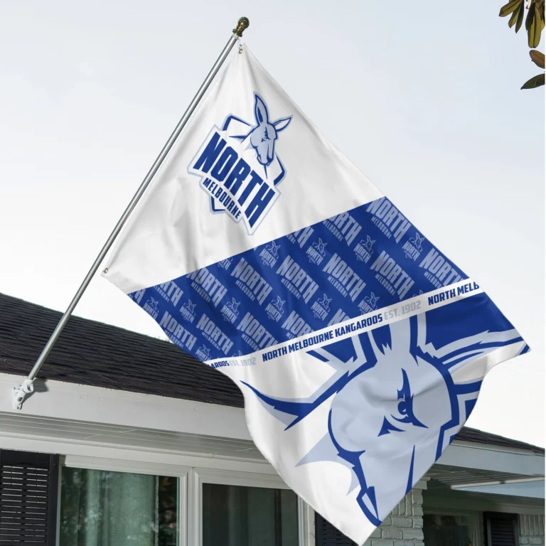 AFL North Melbourne Kangaroos House Flags Gift For Fans – HOAFL040825FG01NMFC