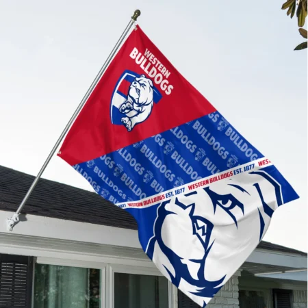 AFL Western Bulldogs House Flags Gift For Fans – HOAFL040825FG01WB