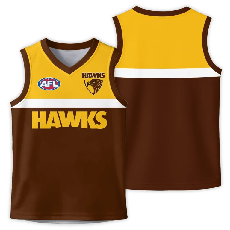 AFL Hawthorn Hawks Sports Jersey Gift For Fans – HOAFL010825JS01HAW