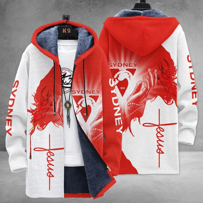 Sydney Swans Australian Football League Exclusive Logo Fleece Windbreaker HOAFL250825FW01SYD