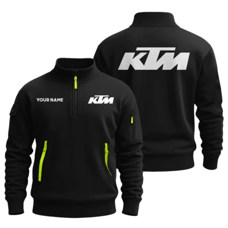 KTM Motorcycles Exclusive Logo Fashion Sweatshirt Half Zipper HOMO220825A01KTM
