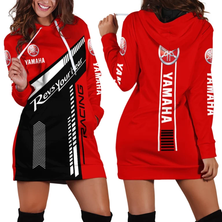 Yamaha Motorcycles Exclusive Logo Hoodie Dress Gift For Fans HOMOT050825A01YAM-HDR