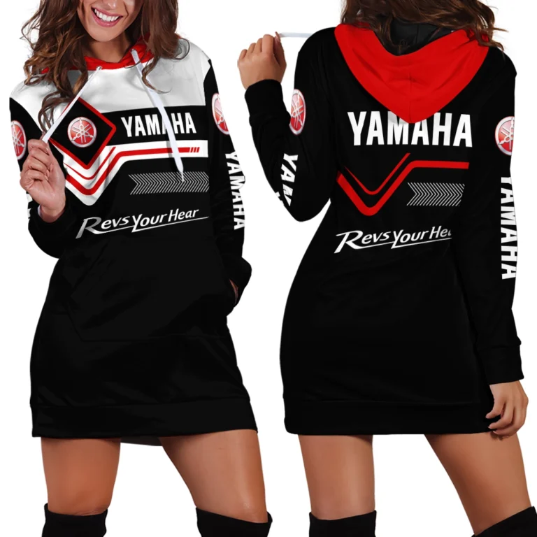 Yamaha Motorcycles Exclusive Logo Hoodie Dress Gift For Fans HOMOT050825A02YAM-HDR
