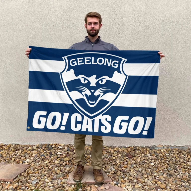 AFL Geelong Cats House Flags Gift For Fans – HOAFL120925FL04GEEL