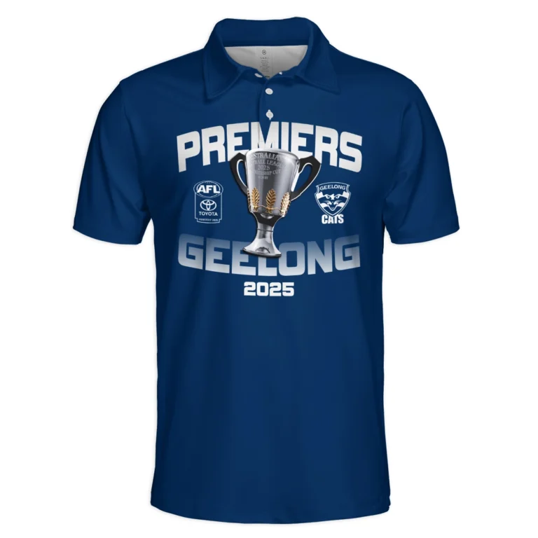 AFL Geelong Cats Premier Polo Shirt HOAFL190925CP01GEELPL