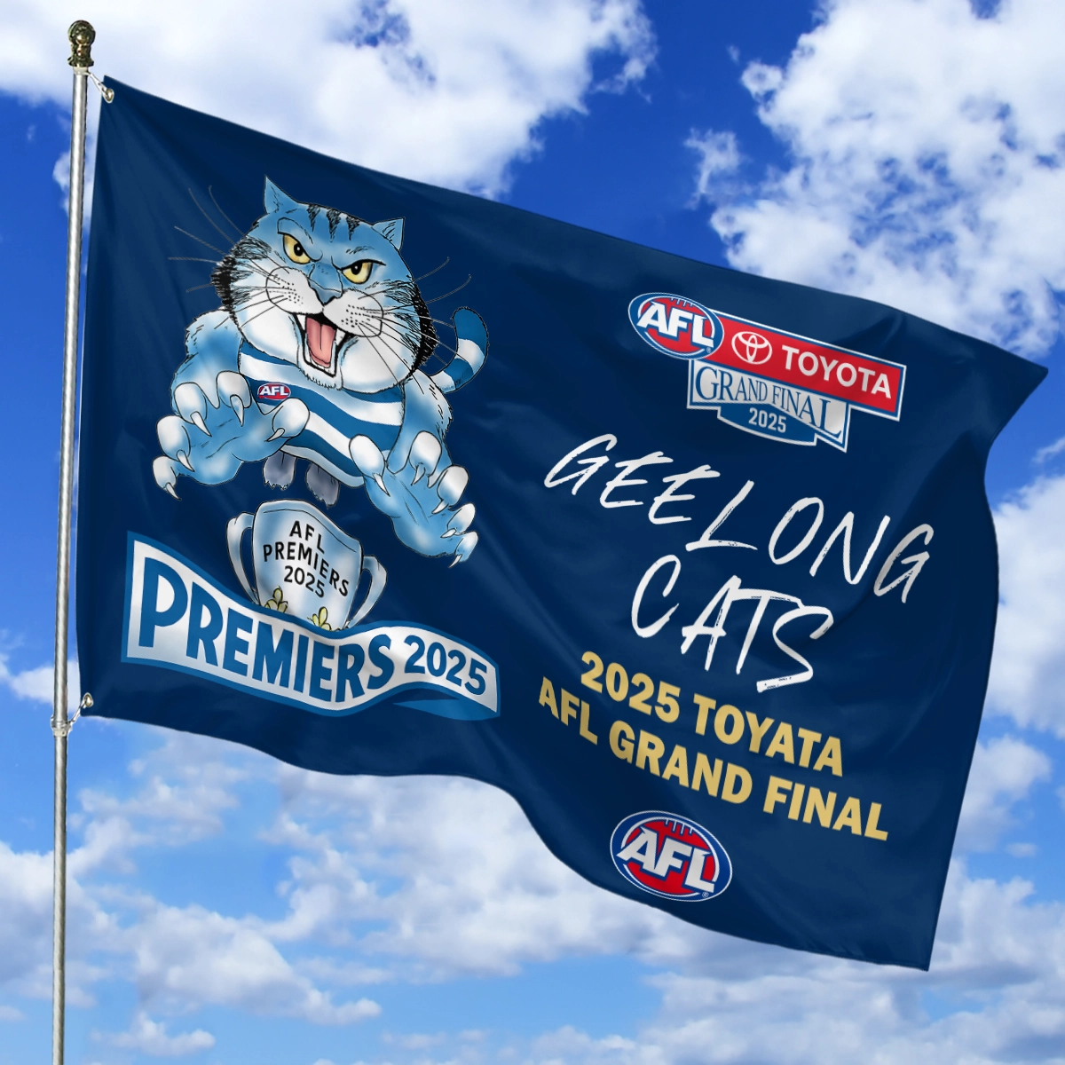 AFL Geelong Cats House Flags Gift For Fans – HOAFL230925FL02GEEL