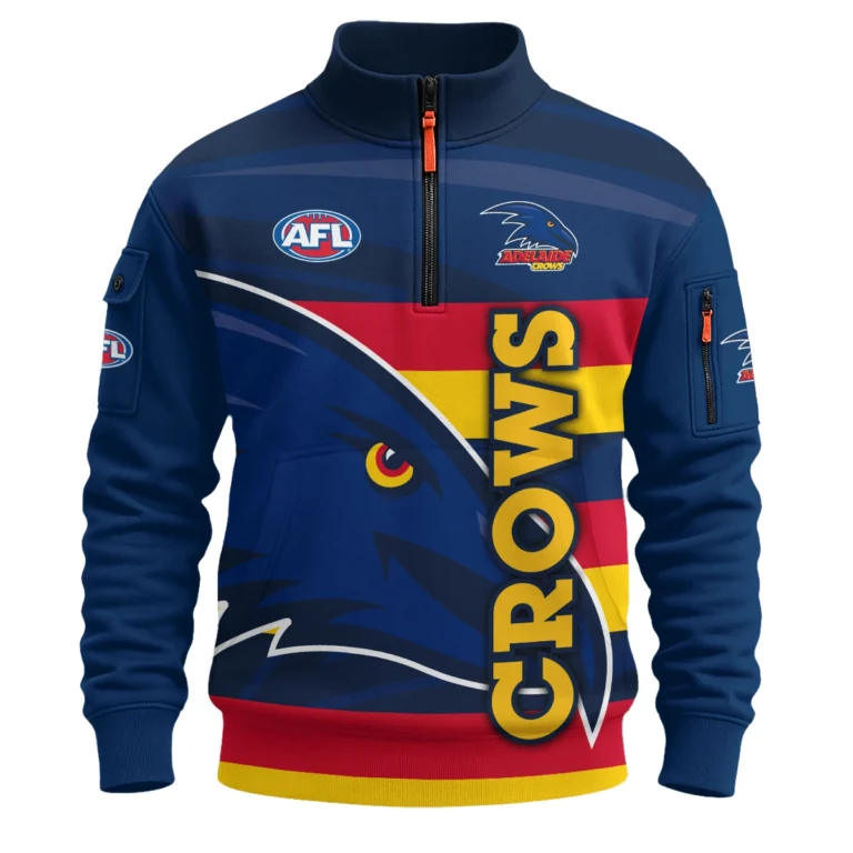 Adelaide Crows AFL Exclusive Logo Sweatshirt Zipper HOAFL120525A01ADELSHZ