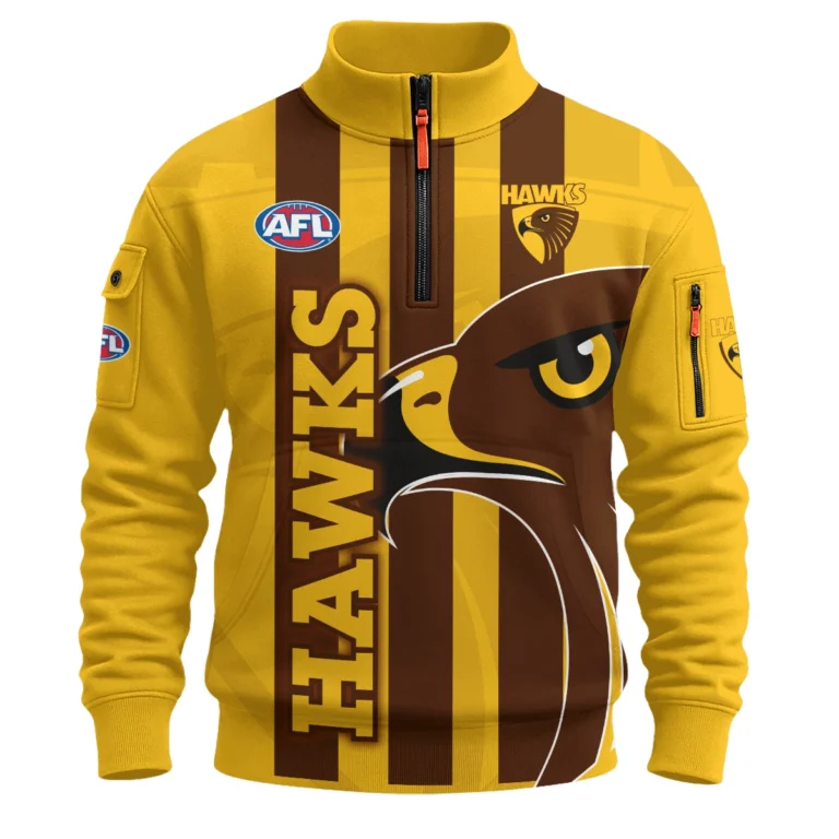 Hawthorn Hawks AFL Exclusive Logo Sweatshirt Zipper HOAFL120525A01HAWSHZ