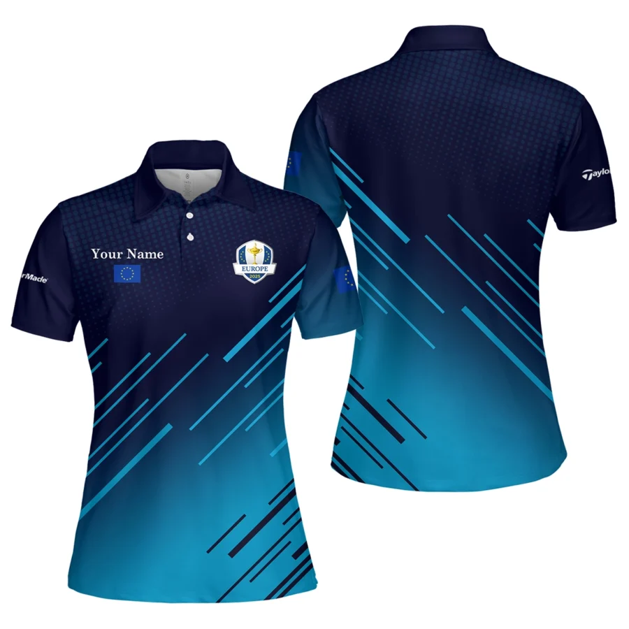 Special Release Europe Ryder Cup TaylorMade Exclusive Logo Women Polo Shirt HORD100925A02TMPLW - Image 3
