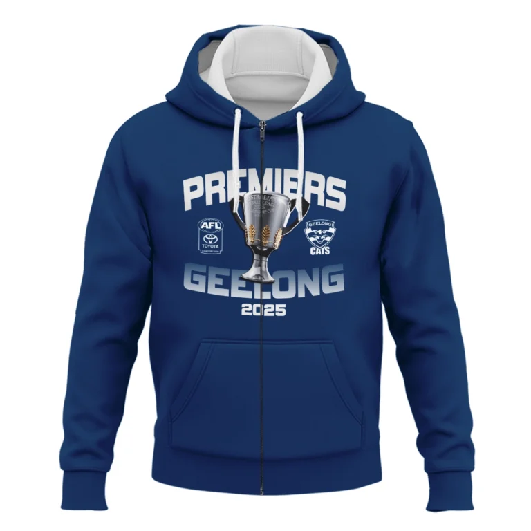 AFL Geelong Cats Premier Zipper Hoodie HOAFL190925CP01GEELZHD