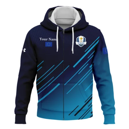 Special Release Europe Ryder Cup Under Armour Exclusive Logo Zipper Hoodie Shirt HORD100925A02UAZHD