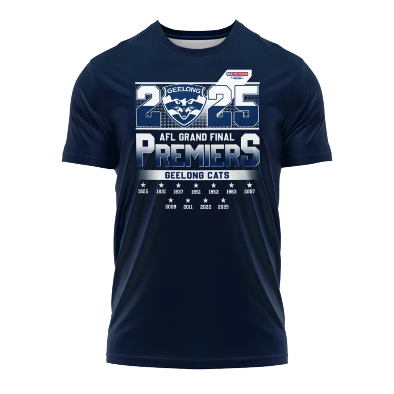 AFL Geelong Cats Premier T-shirt HOAFL250925CP01GEELTS