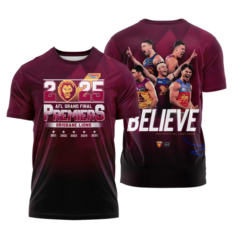 AFL Brisbane Lions Premier T-shirt HOAFL270925CP03BL
