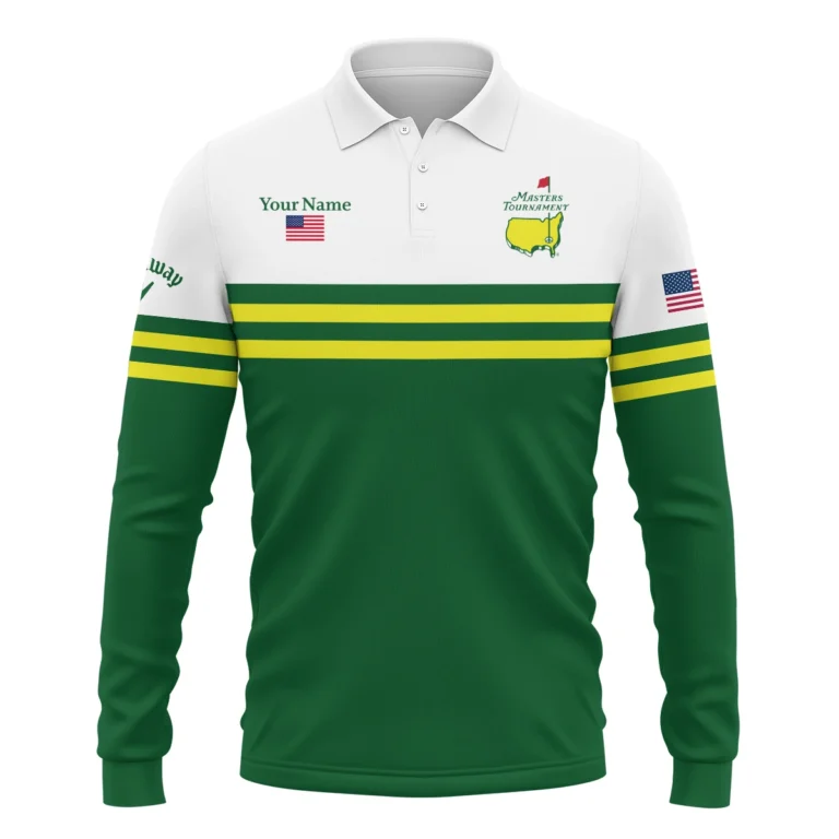 Callaway Masters Tournament Exclusive Logo Long Polo Shirt QTMT081025AA1CLW-LPL