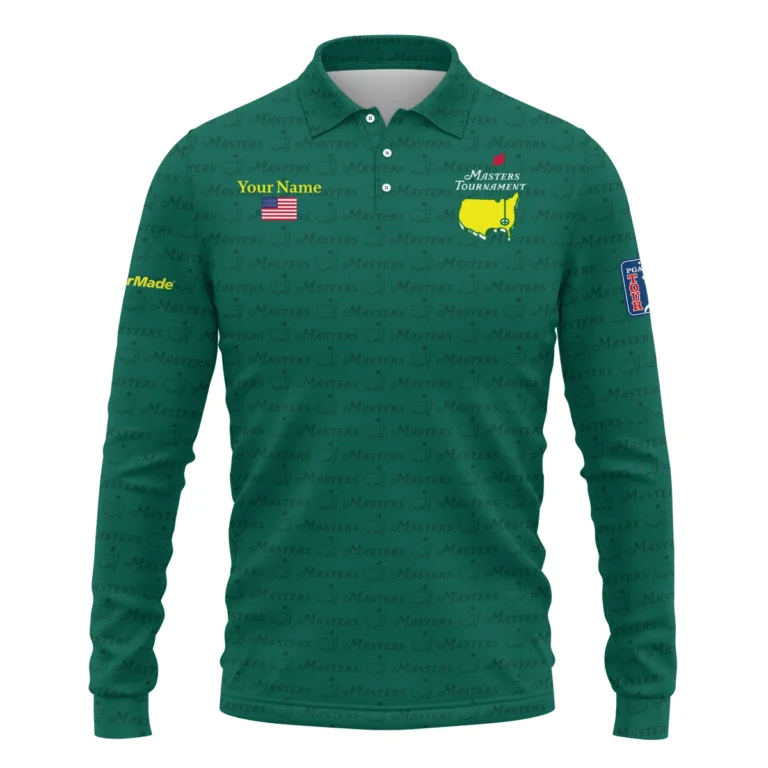 TaylorMade Masters Tournament Exclusive Logo Long Polo Shirt QTMT081025AA2TM-LPL