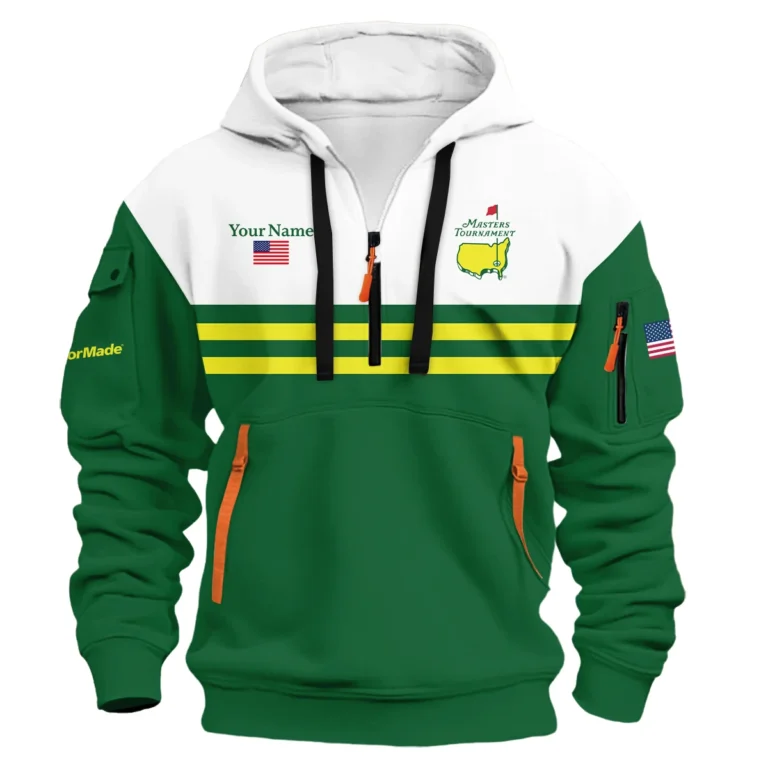 TaylorMade Masters Tournament Exclusive Logo Hoodie Half Zipper QTMT081025AA1TM-HDF