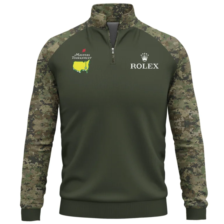 Rolex Masters Tournament Exclusive Logo Quarter Zip Sweatshirt QTMT151125A1ROX