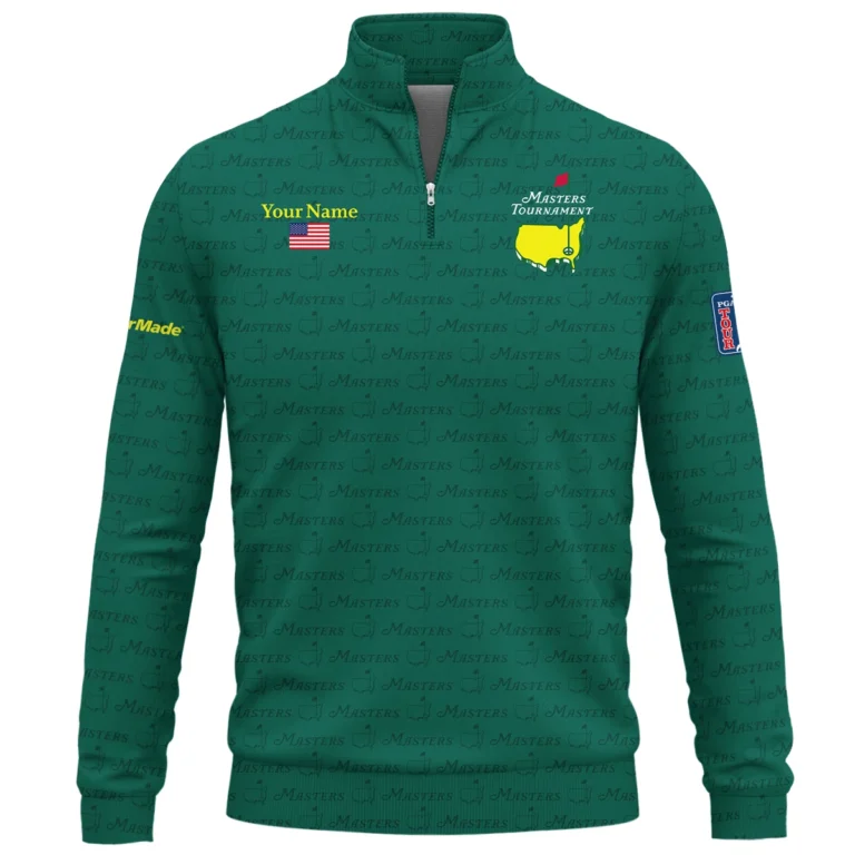 TaylorMade Masters Tournament Exclusive Logo Quarter Zip Sweatshirt QTMT081025AA2TM-QTZ