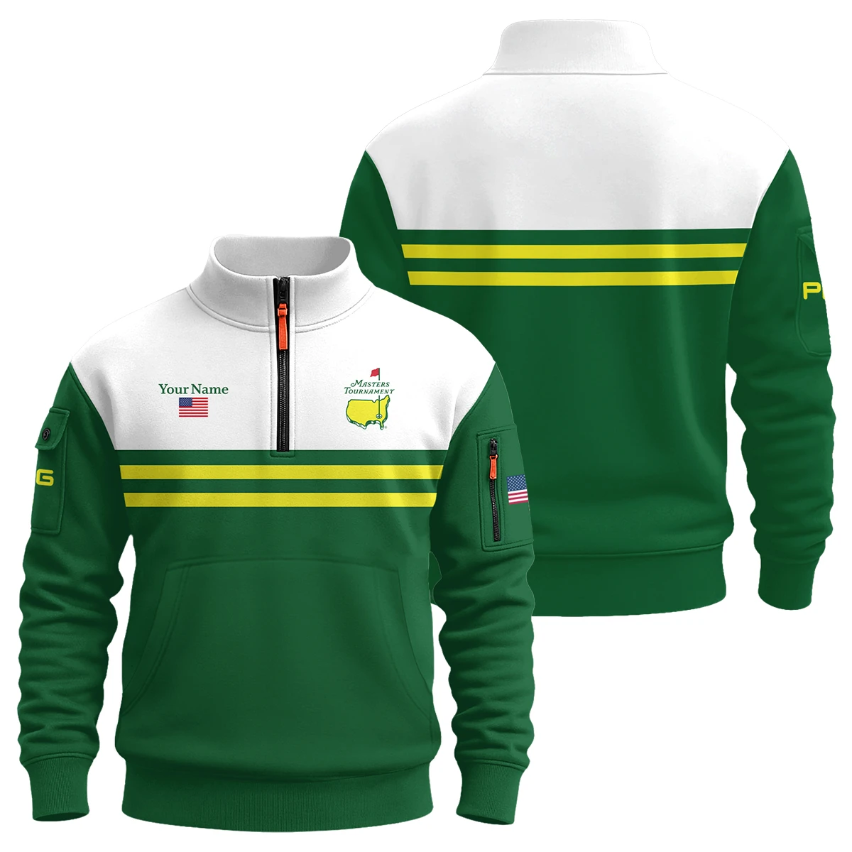 Ping Masters Tournament Exclusive Logo Sweatshirt Zipper QTMT081025AA1PI-SHZ - Image 3