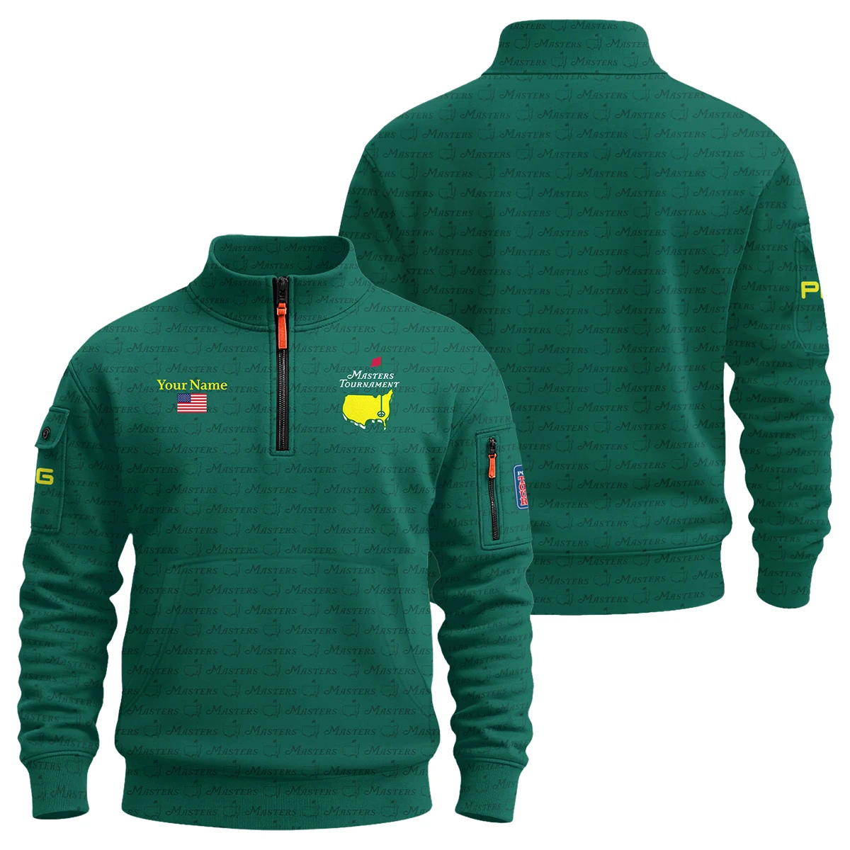Ping Masters Tournament Exclusive Logo Sweatshirt Zipper QTMT081025AA2PI-SHZ - Image 3