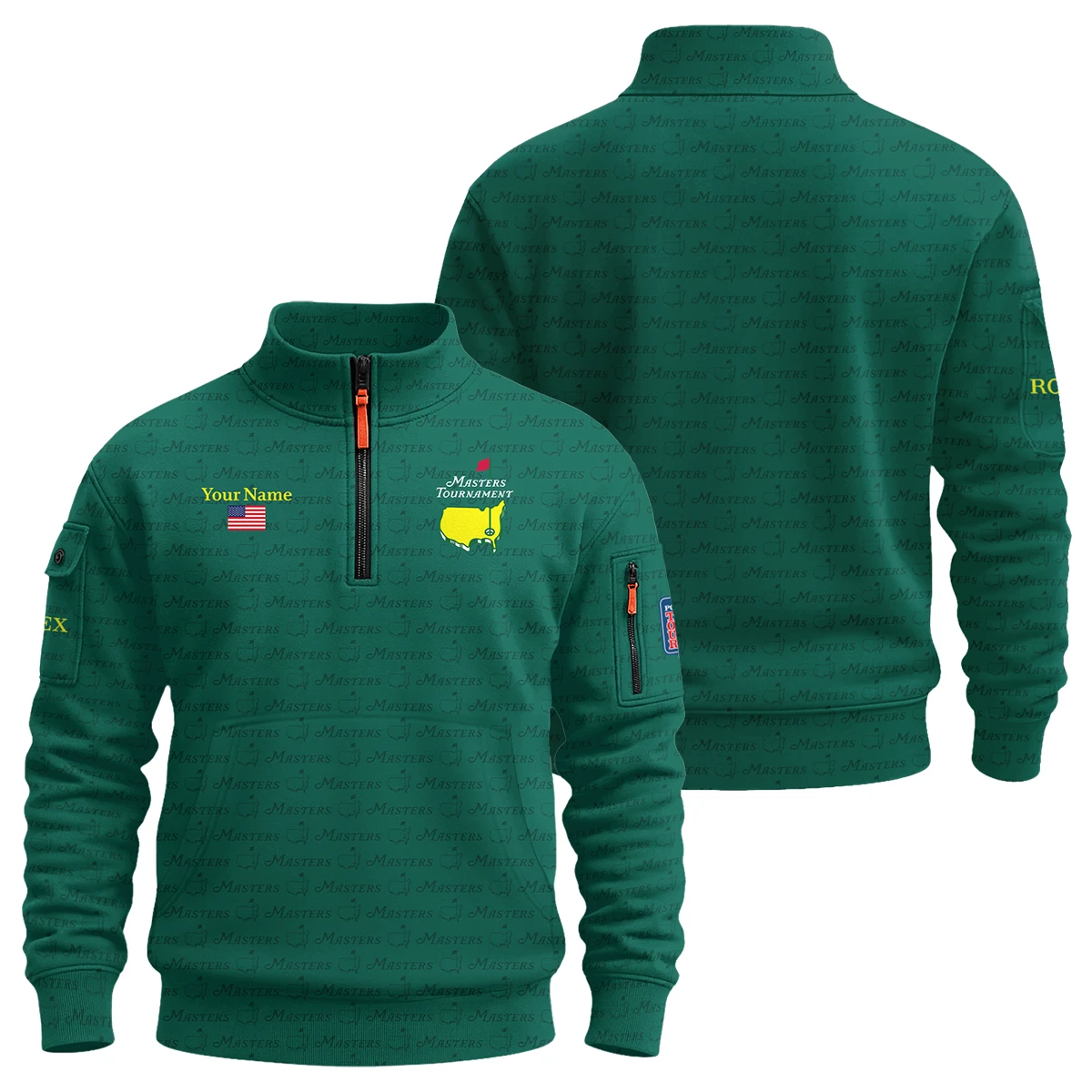 Rolex Masters Tournament Exclusive Logo Sweatshirt Zipper QTMT081025AA2ROX-SHZ - Image 3