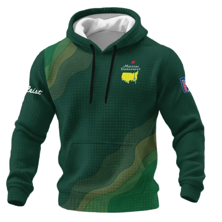 Masters Tournament Titleist Hoodie Quilted Waffle All Over Prints QTMT240225A1TL-HQW