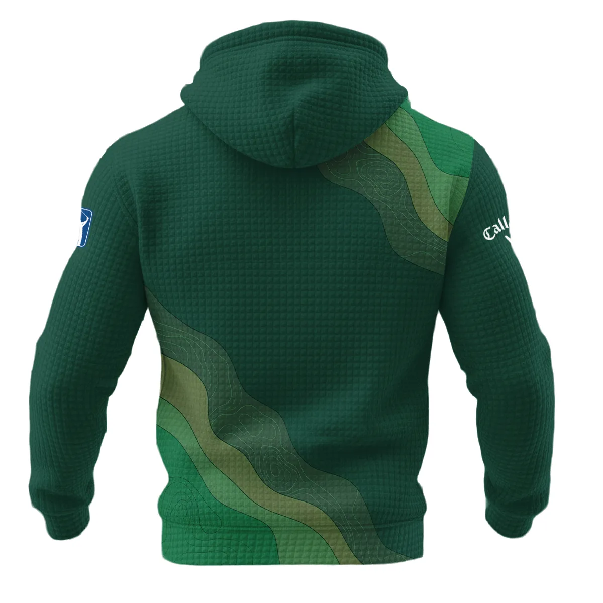 Callaway Masters Tournament Hoodie Quilted Waffle All Over Prints QTMT240225A1CLW-HQW - Image 2