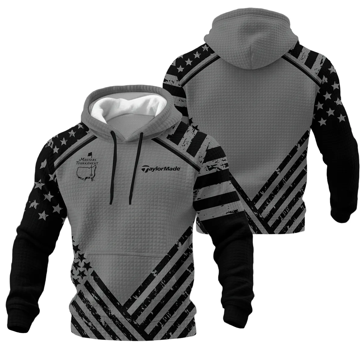 TaylorMade Masters Tournament Hoodie Quilted Waffle All Over Prints QTMT060225A2TM-HQW - Image 3