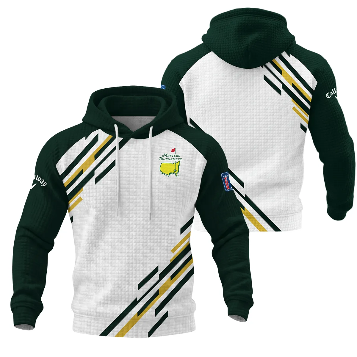 Callaway Masters Tournament Hoodie Quilted Waffle All Over Prints QTMT260225A1CLW-HQW - Image 3