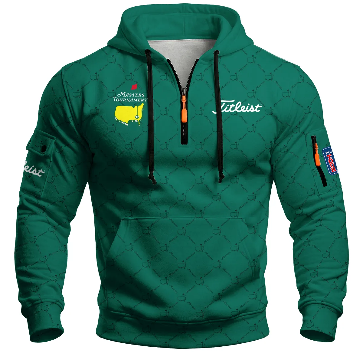 Masters Tournament Titleist Zip Neck Hoodie All Over Prints QTMT060225A1TL-ZLU