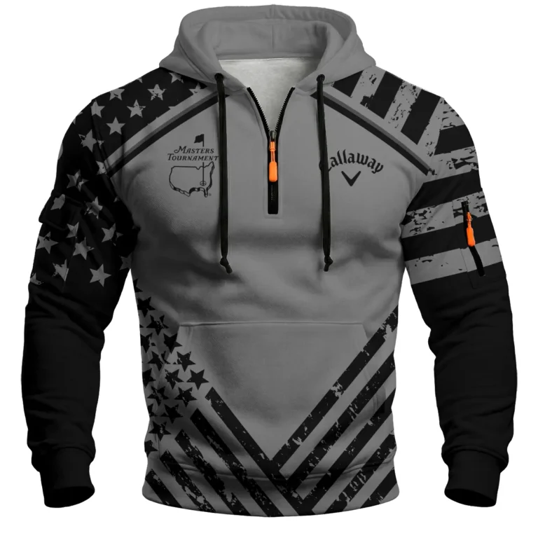Callaway Masters Tournament Zip Neck Hoodie All Over Prints QTMT060225A2CLW-ZLU