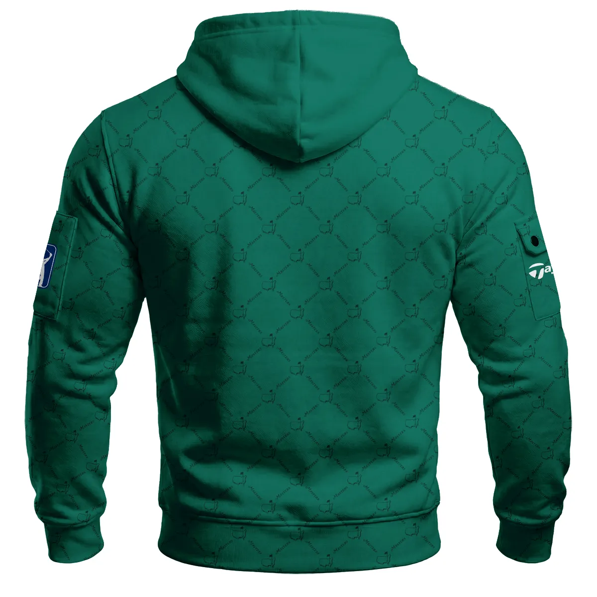 TaylorMade Masters Tournament Zip Neck Hoodie All Over Prints QTMT060225A1TM-ZLU - Image 2