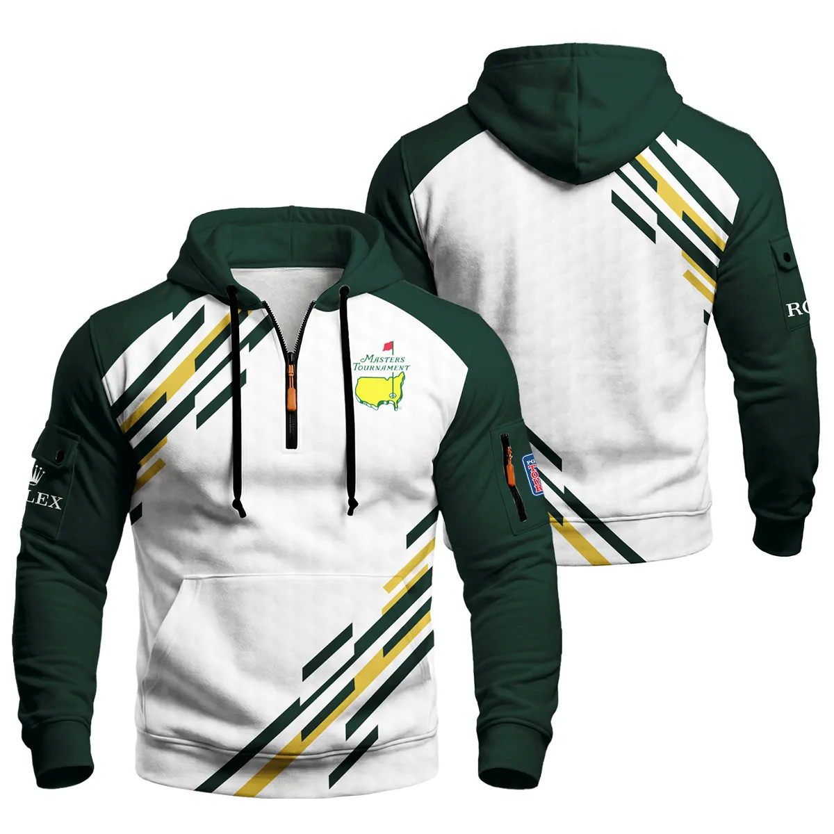 Rolex Masters Tournament Zip Neck Hoodie All Over Prints QTMT260225A1ROX-ZLU - Image 3