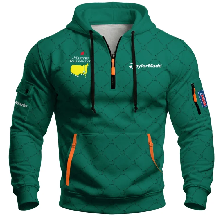 TaylorMade Masters Tournament Hoodie Half Zipper All Over Prints QTMT060225A1TM-HDF
