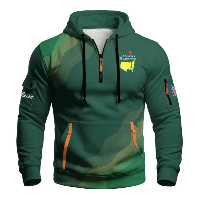 Masters Tournament Titleist Hoodie Half Zipper All Over Prints QTMT240225A1TL-HDF
