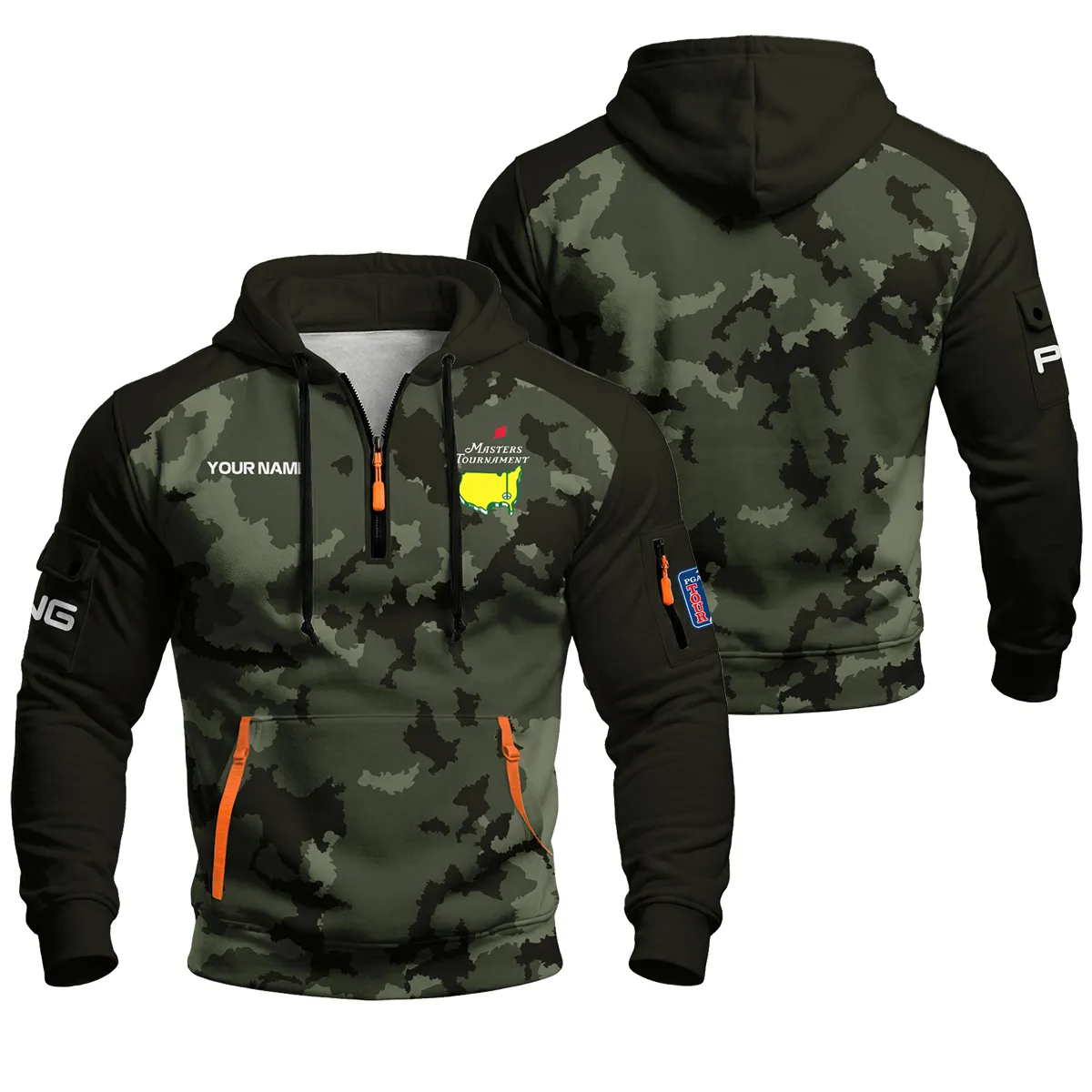 Ping Masters Tournament Hoodie Half Zipper All Over Prints QTMT090226A1PI-HDF - Image 3