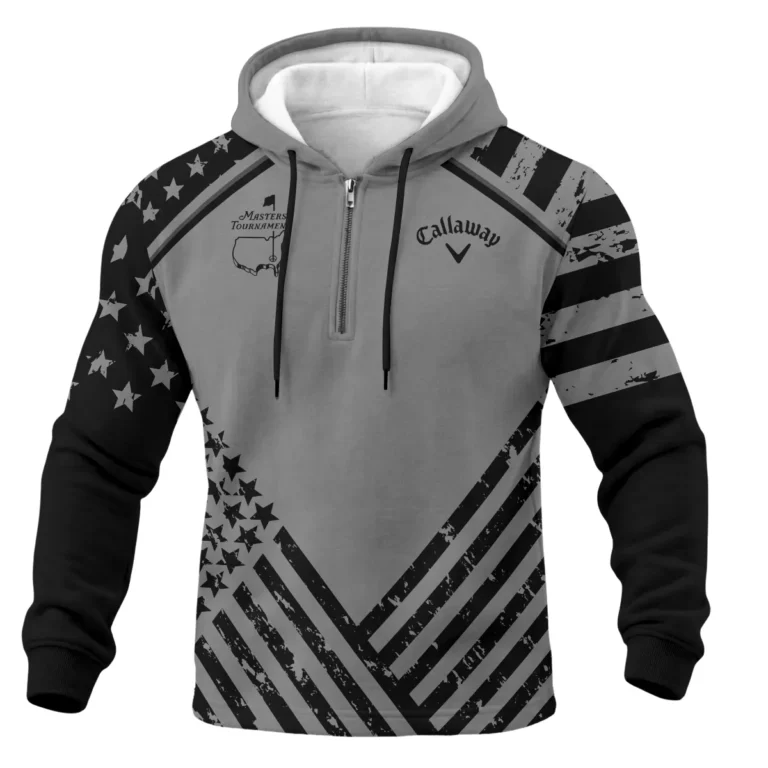 Callaway Masters Tournament 1/4 Zipper Hoodie All Over Prints QTMT060225A2CLW-1/4HD