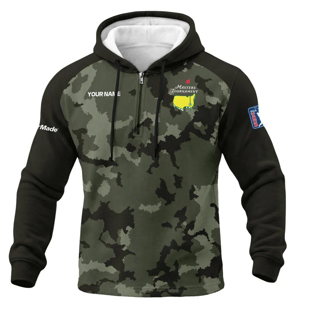 TaylorMade Masters Tournament 1/4 Zipper Hoodie All Over Prints QTMT090226A1TM-1/4HD