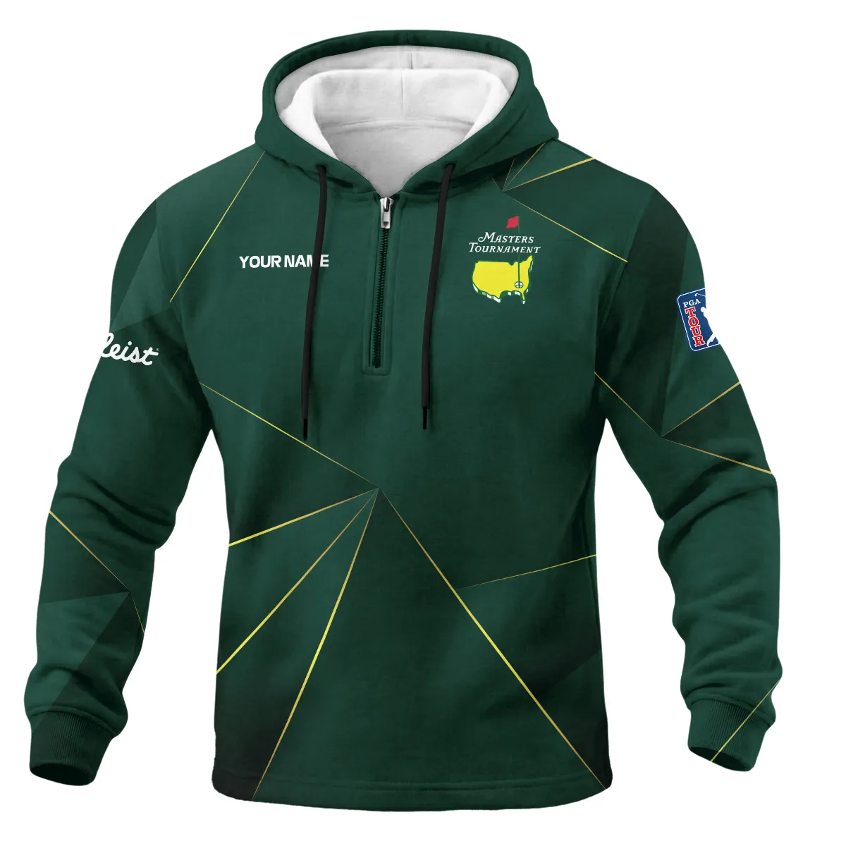 Masters Tournament Titleist 1/4 Zipper Hoodie All Over Prints QTMT240225A2TL-1/4HD