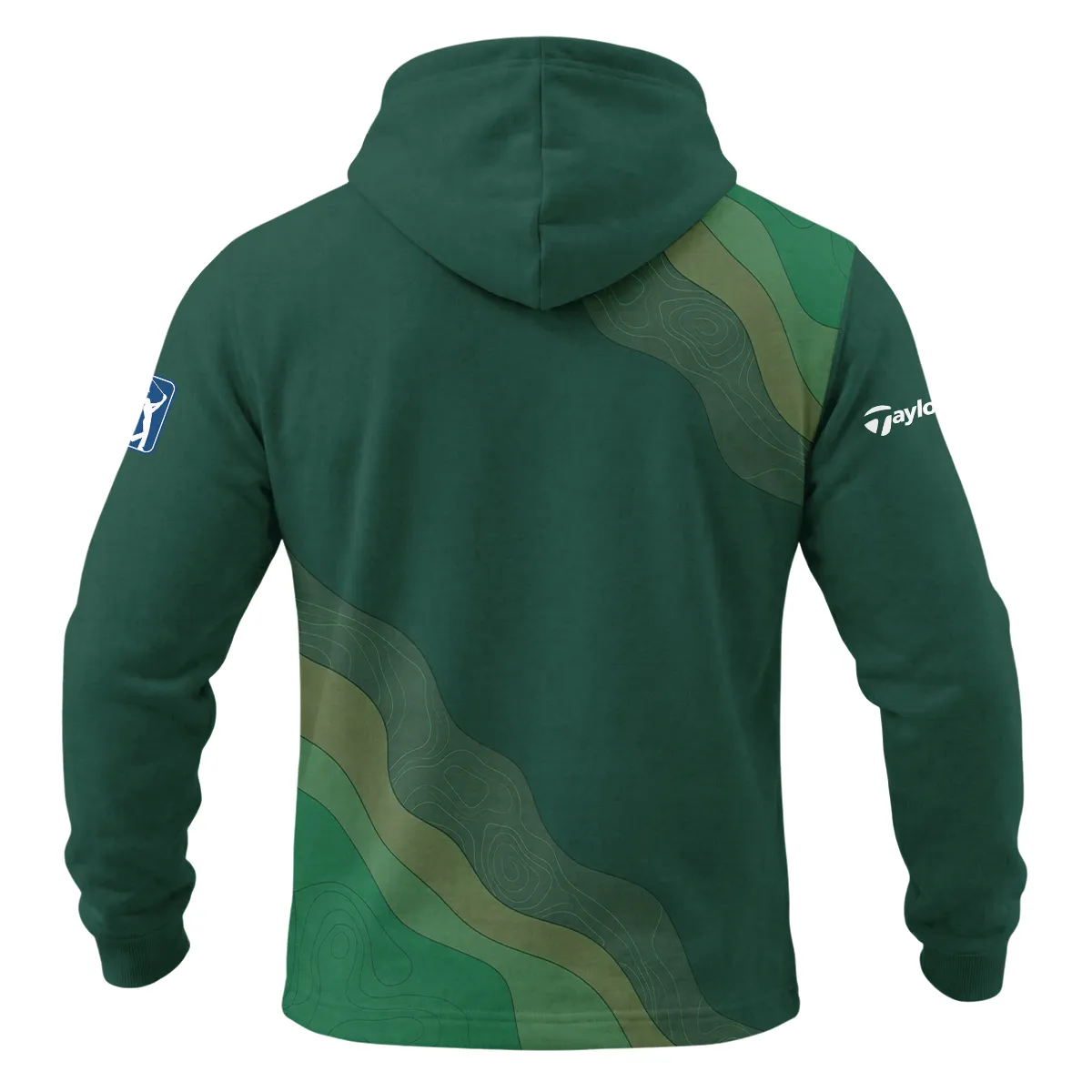 TaylorMade Masters Tournament 1/4 Zipper Hoodie All Over Prints QTMT240225A1TM-1/4HD - Image 2