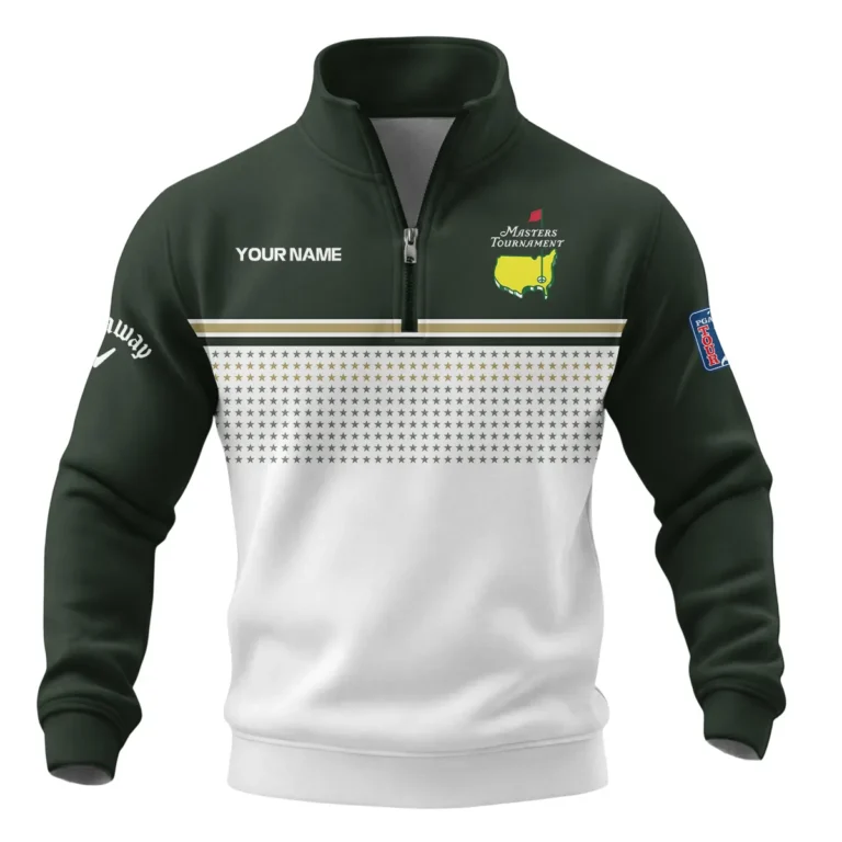 Callaway Masters Tournament Casual Quarter Zip Sweatshirt Long Sleeve QTMT250225A2CLW