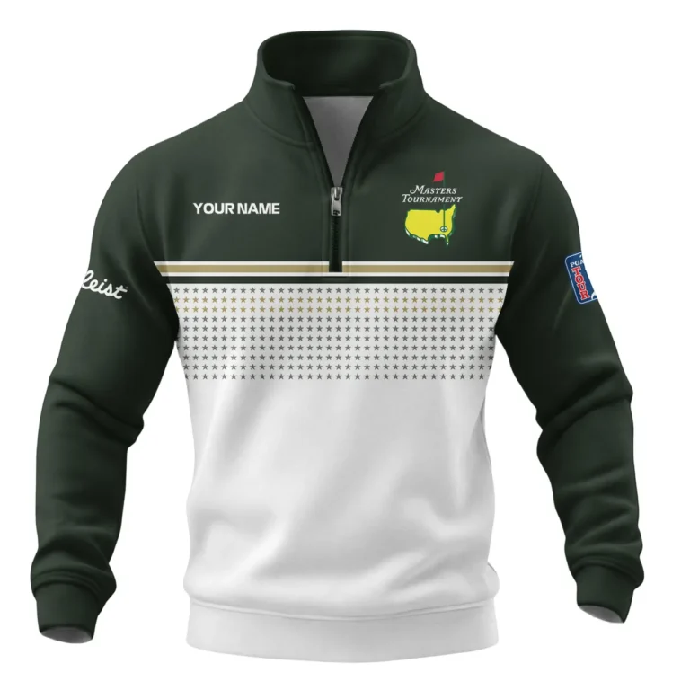 Masters Tournament Titleist Casual Quarter Zip Sweatshirt Long Sleeve QTMT250225A2TL