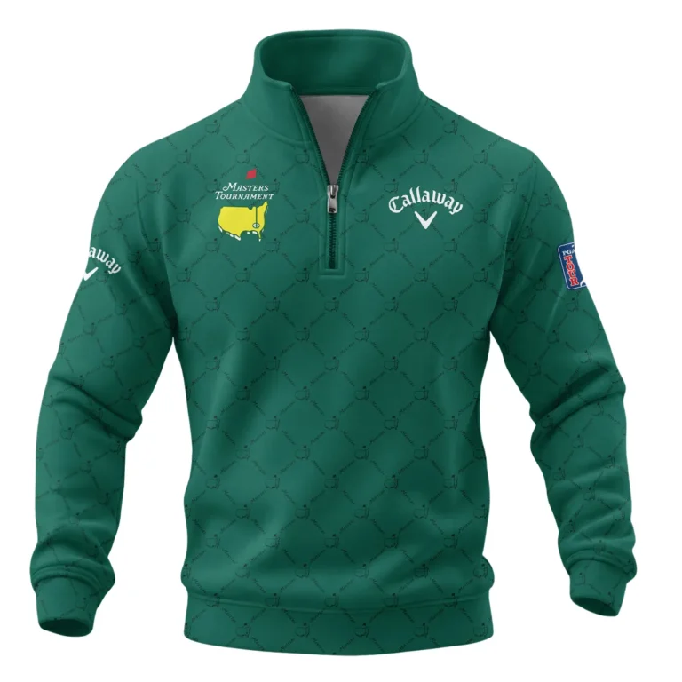 Callaway Masters Tournament Quarter Zip Sweatshirt All Over Prints QTMT060225A1CLW-QTZ