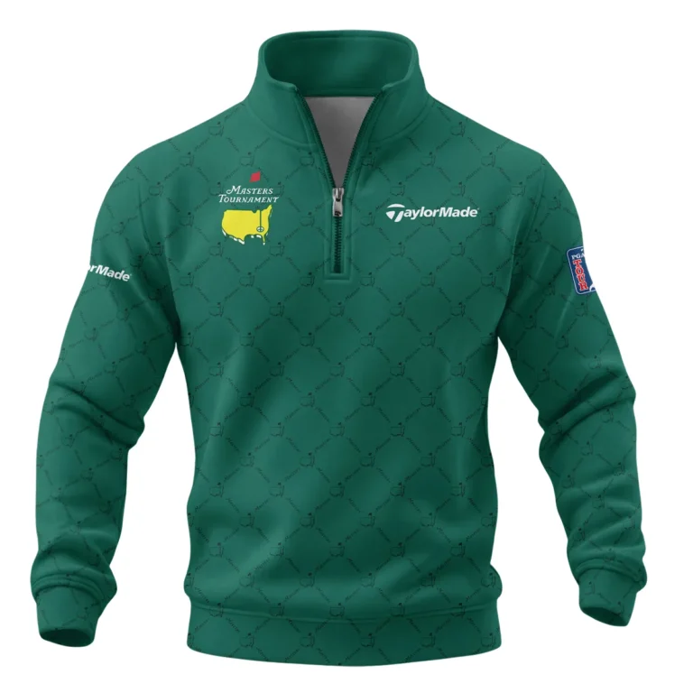 TaylorMade Masters Tournament Quarter Zip Sweatshirt All Over Prints QTMT060225A1TM-QTZ