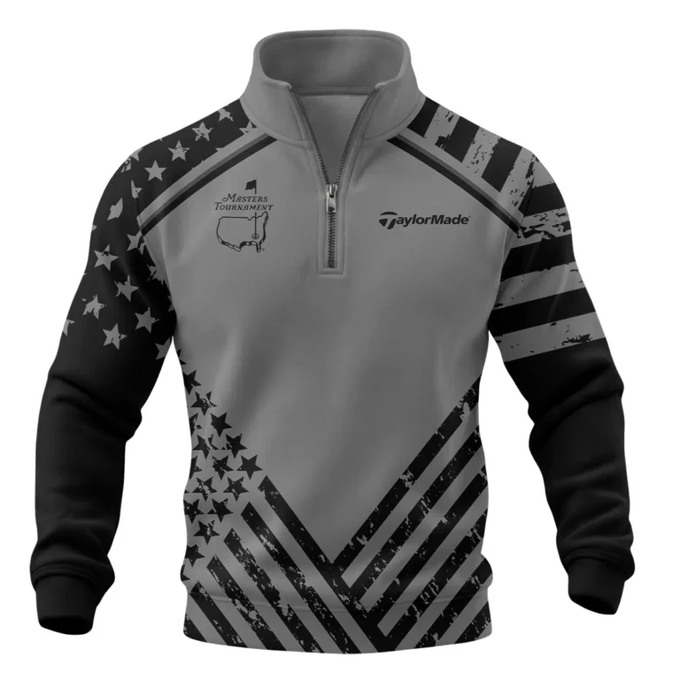 TaylorMade Masters Tournament Quarter Zip Sweatshirt All Over Prints QTMT060225A2TM-QTZ