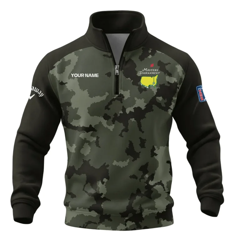 Callaway Masters Tournament Quarter Zip Sweatshirt All Over Prints QTMT090226A1CLW-QTZ